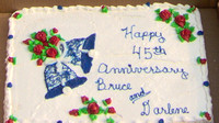 45th Anniv cake